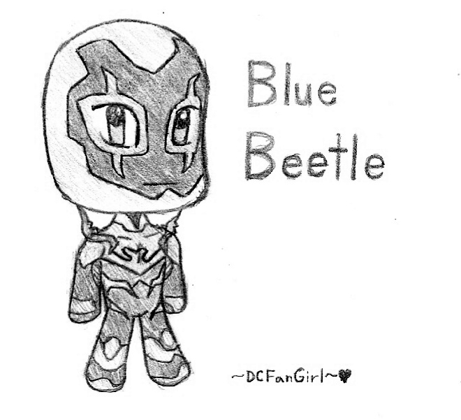 dc blue beetle coloring pages - photo #24