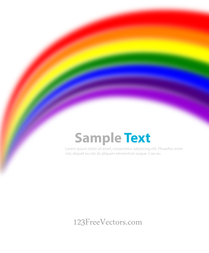 rainbow clipart vector - photo #17