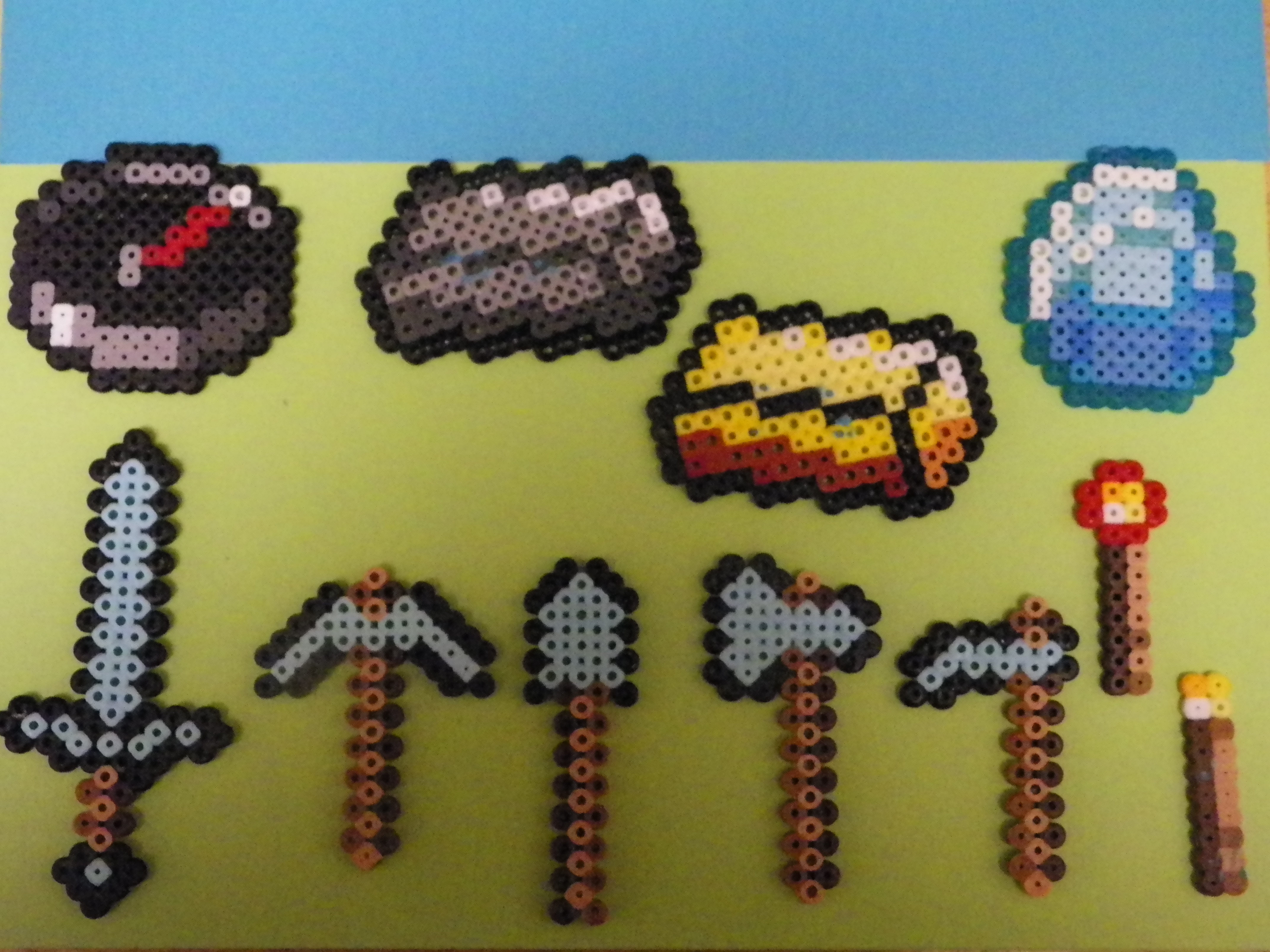 Perler bead templates, Minecraft perler, Pearl beads pattern