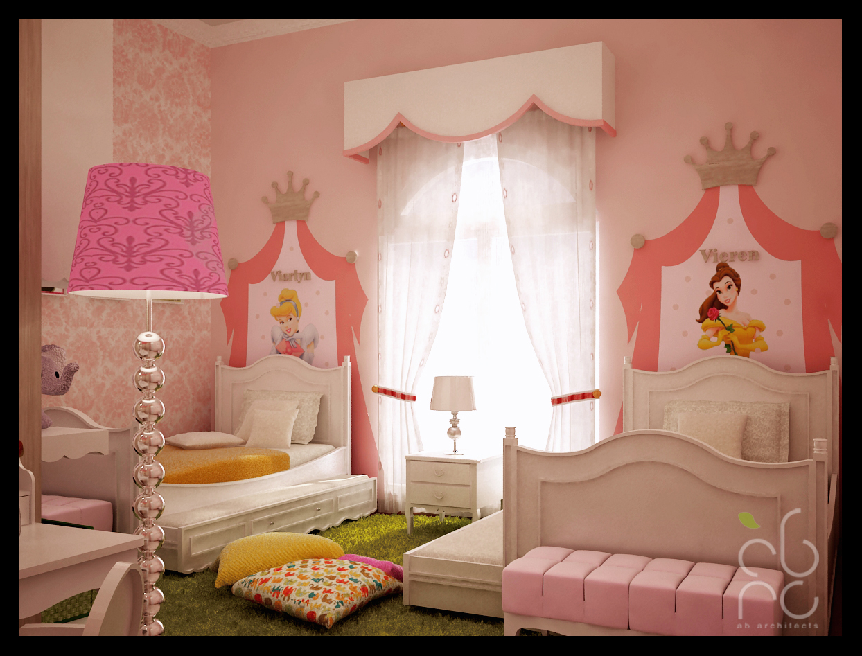 kamar tidur anak wanita by okamiammaterasu on DeviantArt