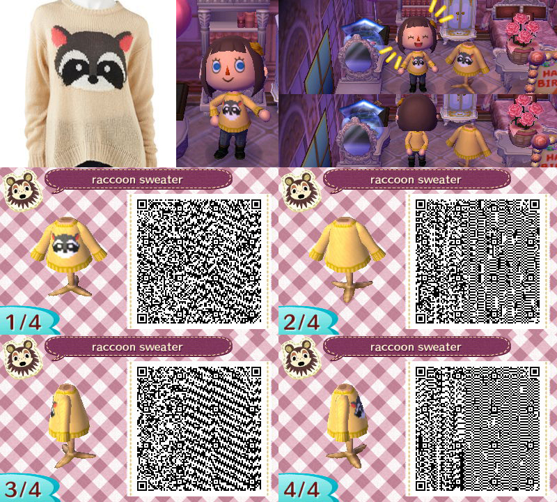 Animal Crossing QR Code - TRex Sweater by Vidimus78 on 