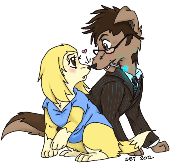 Doctor Who Dogs - Puppy Love, TenxRose by StarlightWhispers