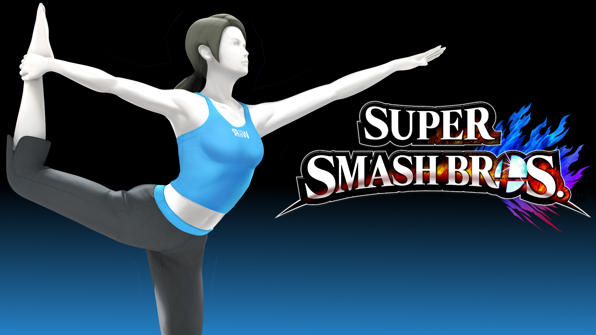 Super Smash Bros WII U 3DS Wii Fit Trainer