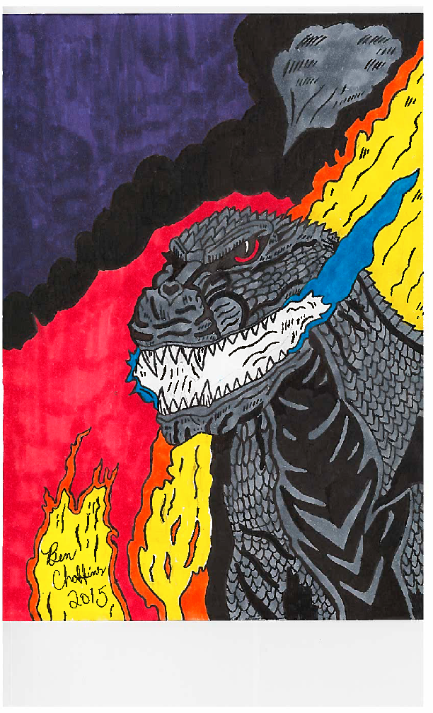 For Gabe-TKE. My new Godzilla 2016! by hugeben