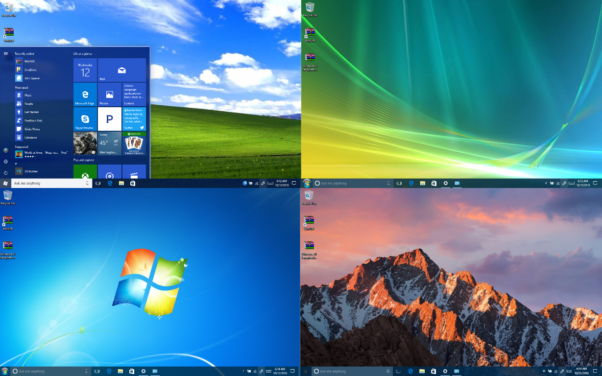 Windows 7 themes new collection