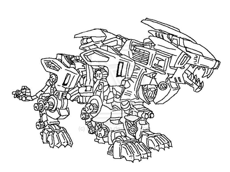 zoids coloring pages - photo #18
