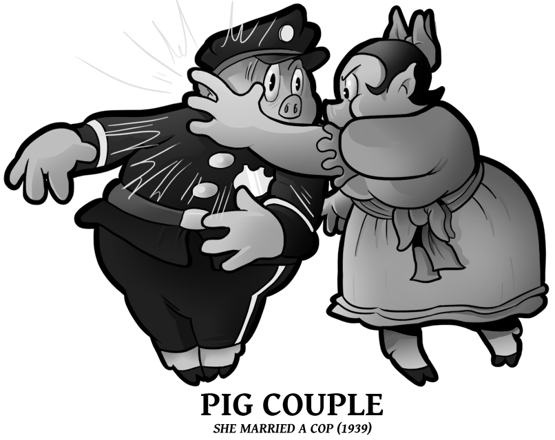 1939 - Pig Couple