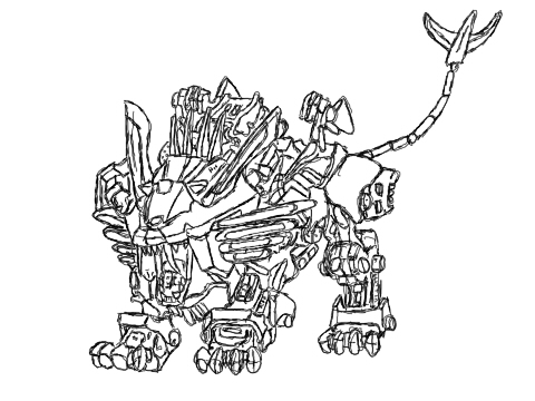 zoids coloring pages - photo #29