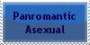Panromantic Asexual Stamp by Merlineum