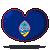 Guam Flag Heart Icon by Kiss-the-Iconist