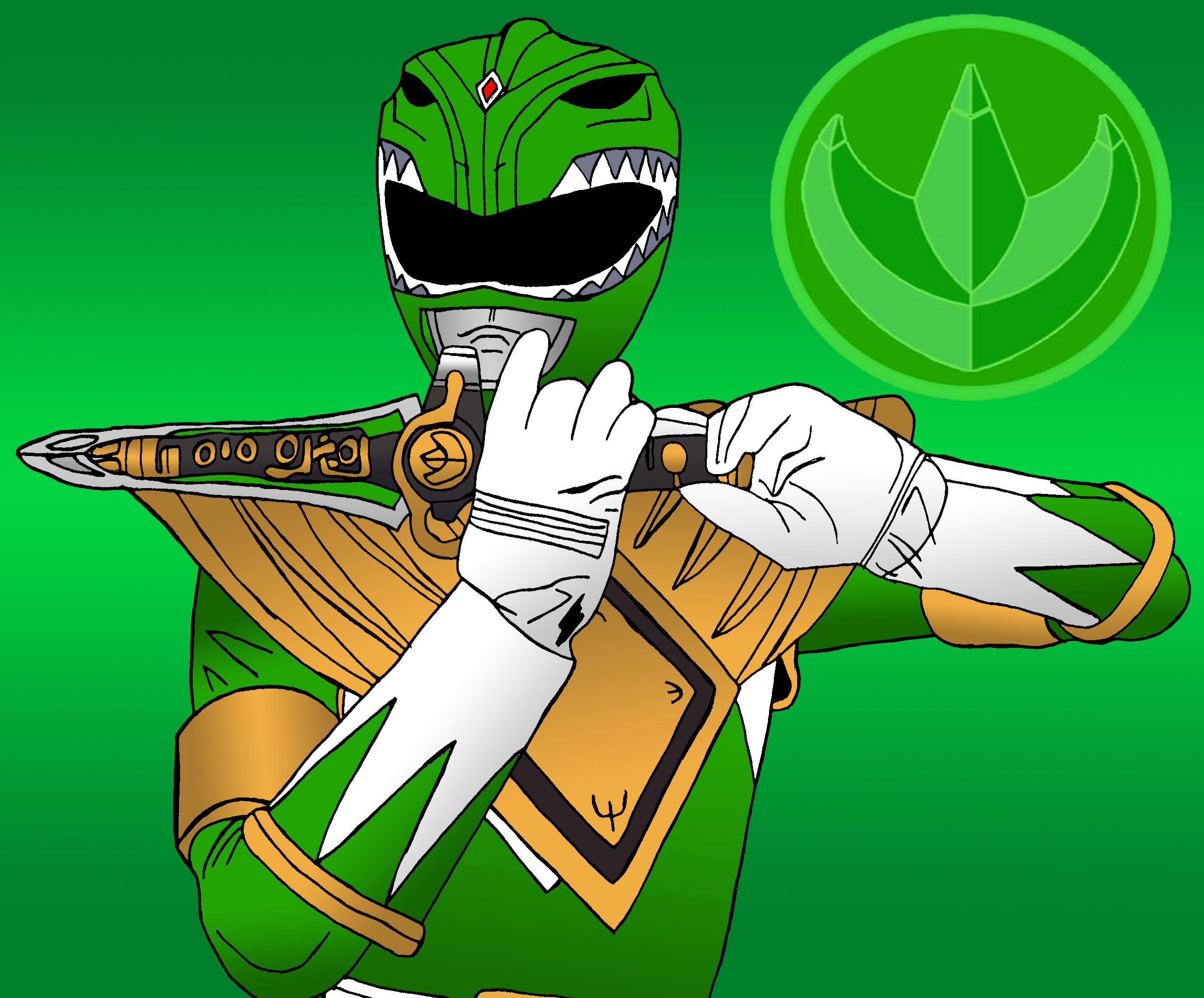 Mighty Morphin Green Ranger by Super-TyBone82 on DeviantArt