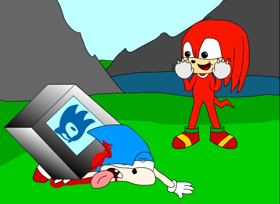 1up monitor kills sonic by griffinflash on deviantart
