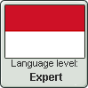 Indonesian language level EXPERT by animeXcaso