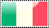 Flag of Italy Stamp by xxstamps