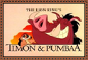 Timon and Pumbaa Stamp by Hunter-Arkaman