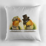 Mr & Mrs Caique Realistic Painting Pillow