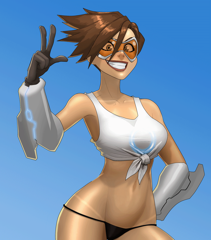Tracer: Recolor (wet) by digitalgil