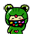 Frog Emoji-39 (Laughing) [V2]