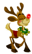 Rudolf The Reindeer Smiley Emoticon By Euselia-dar by 4LadyLilian
