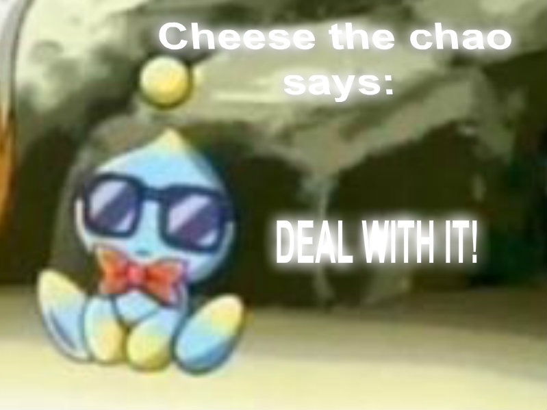 Cheese the chao says by raflynnzel on DeviantArt