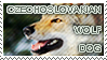 Czechoslovakian Wolfdog Stamp by Czertice