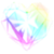 Rainbow Heart Crystal