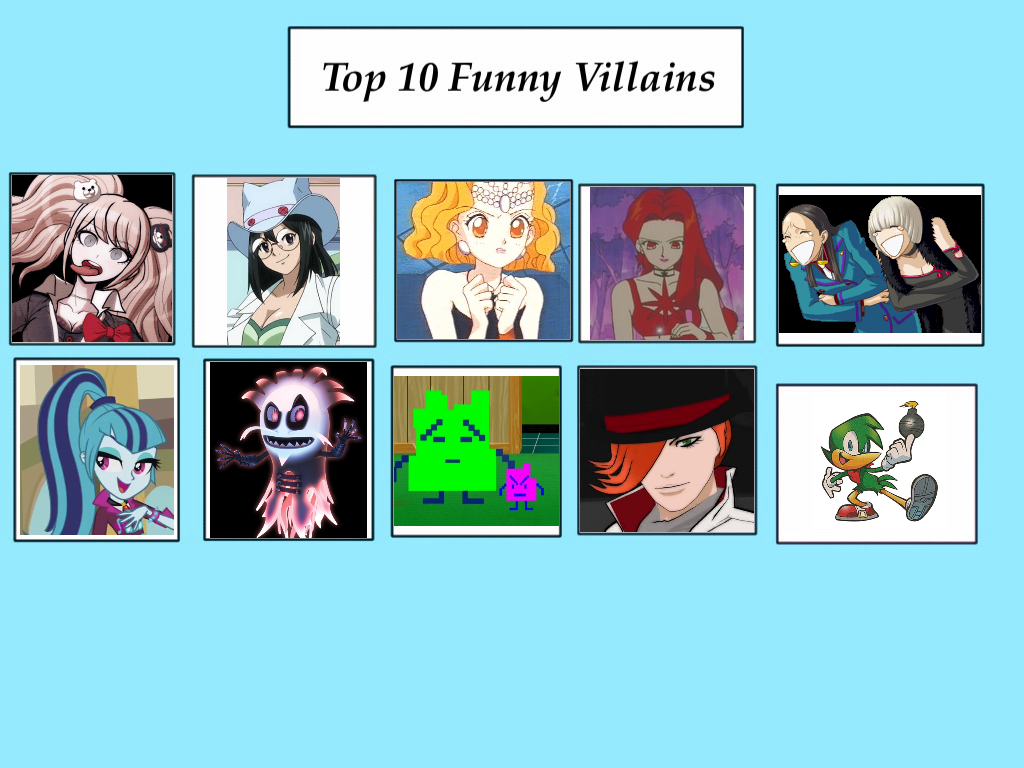 My Top 10 Funny Villains by ajpokeman on DeviantArt