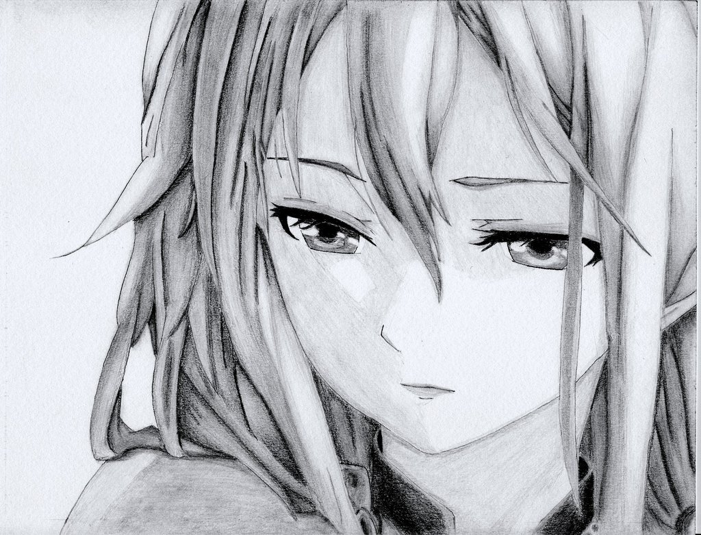 Drawing Of Sad Anime Girl gambar ke 11