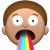 Emoji| Morty- Rainbow Barf...?
