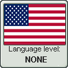 American English language level NONE by animeXcaso