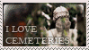 I love cemeteries by corda-stamps