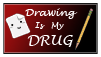 Drawing is my Drug Stamp by ARSugarPie