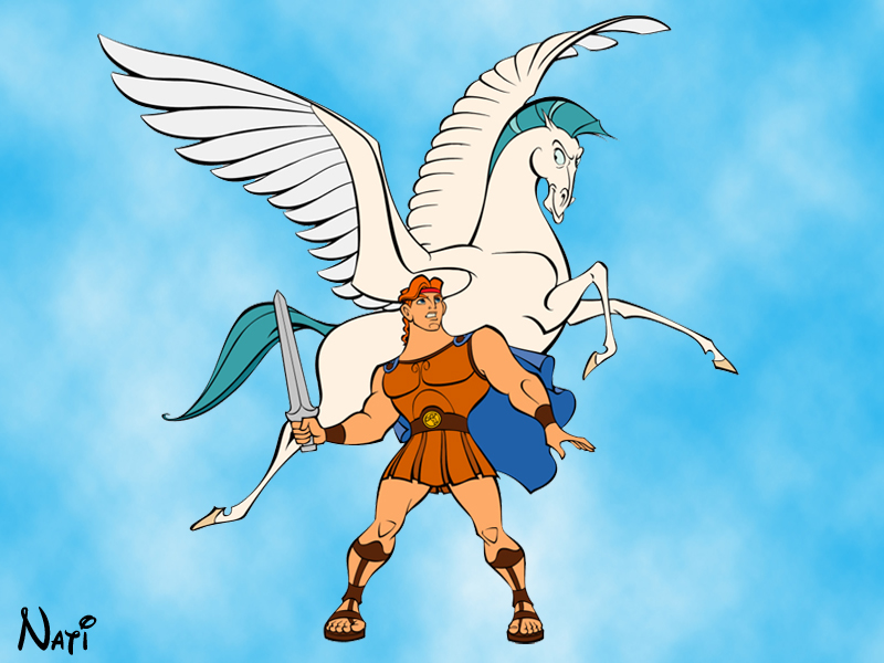 Pegasus And Hercules